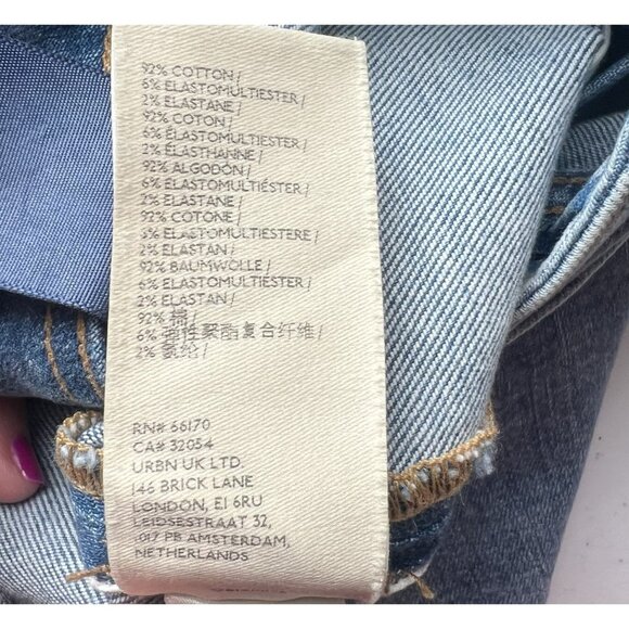 Anthropologie Pilcro 30/10 The Carpenter Wide-Leg Jeans High Rise Relaxed Denim - Picture 12 of 12